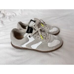 Verbenas‎ Sora Sneakers Womens EU 40/US 9 White/Gray Suede Leather Casual Shoes
